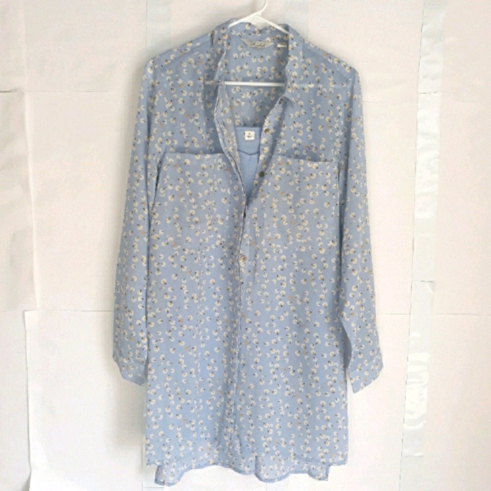 Blue Floral Tunic